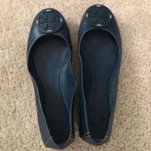 Tory Burch blue flats
